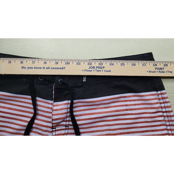 Swim Board Shorts-Maui and Sons, Inc.-Waist Tie-Men's Size 36 - Picture 13 of 16